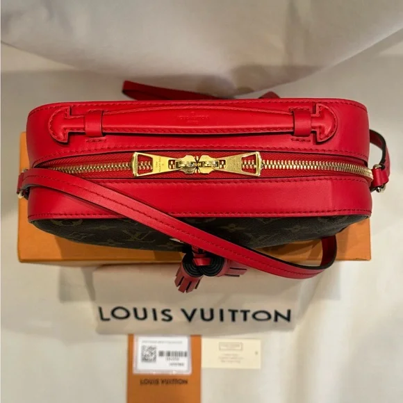 Louis Vuitton Saintonge Monogram Coquelicot M43556 - Picture 4 of 16